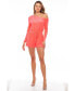 Фото #1 товара Women's One Shoulder Knit Romper