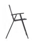Фото #5 товара Высокий стул раскладной из ротанга Costway 4 шт. (внутренний и наружный)