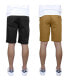 ფოტო #2 პროდუქტის Men's 5 Pocket Flat Front Slim Fit Stretch Chino Shorts, Pack of 2