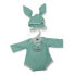 Фото #1 товара Одежда для кукол Berjuan Pijama Body Aguamar Gorro Ears 5019-22