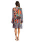 ფოტო #3 პროდუქტის Women's Short long bell sleeves dress