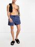 Abercrombie & Fitch 5inch swim short in dark blue