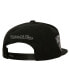 Фото #2 товара Men's White/Black Brooklyn Nets Retro Sport Colorblock Script Snapback Hat