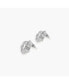 ფოტო #2 პროდუქტის Sanctuary Project by Geo Textured Knot Stud Earring Silver