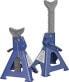 KUNZER WK 3003.1 Axle Stands in Pair - 2 Pieces 3t Load Capacity - TÜV/GS Safety Bolts - Adjustable Hub 303-438 mm