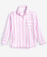 Фото #5 товара Women's Wide Stripe Relaxed-Fit Shirt, Created for Macy's
