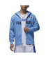 Фото #1 товара Men's Blue France Basketball Authentic On-Court Game Full-Zip Jacket