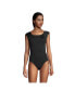 ფოტო #1 პროდუქტის Women's Mastectomy Tummy Control Cap Sleeve X-Back One Piece Swimsuit