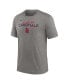 Фото #3 товара Men's Heather Charcoal St. Louis Cardinals We Are All Tri-Blend T-shirt