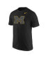 Фото #3 товара Men's Black Michigan Wolverines Logo Color Pop T-shirt