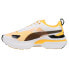 Фото #3 товара Puma Kosmo Rider Lace Up Womens White, Yellow Sneakers Casual Shoes 38311304