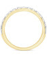 Men's Diamond Milgrain Bead Band (1 ct. t.w.) in 10k Gold