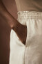 Фото #4 товара Linen-blend Pull-on Shorts