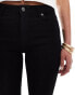 DTT Tall Jo mid rise skinny jeans in black