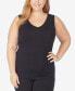Фото #3 товара Plus Size Softwear with Stretch Reversible Tank Top