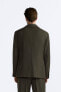 Фото #4 товара Костюмный пиджак из смесовой шерсти ZARA