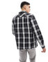 Фото #8 товара Barbour International Diode zip through overshirt in black check