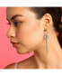 ფოტო #3 პროდუქტის Women's Gold Embellished Chain Drop Earrings