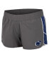 Фото #3 товара Women's Gray Penn State Nittany Lions Pull The Switch Running Shorts