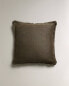 Linen cushion cover