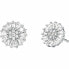 Charming silver earrings with zircons MKC1633AN040