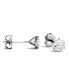 ფოტო #3 პროდუქტის Moissanite Martini Stud Earrings (1 ct. t.w. Diamond Equivalent) in 14k white or yellow gold