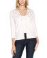 ფოტო #1 პროდუქტის Black Label Rhinestone Embellished Open-Front Cardigan