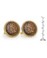 1859 First-Year-Of-Issue Indian Head Penny Rope Bezel Coin Cuff Links