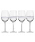 Фото #1 товара Organic Band 14.5-oz White Wine Glasses 4-Piece Set
