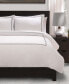 Фото #5 товара 100% Cotton Percale 3pc Duvet Set with Satin Stitching, King/Cal King