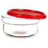 Фото #2 товара Круглая коробочка для завтраков с крышкой Красный Пластик 415 ml 12 x 6 x 12 cm (24 штук)