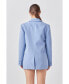 ფოტო #3 პროდუქტის Women's 3 Button Suit Blazer