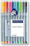 Фото #1 товара Ручка шариковая STAEDTLER TRIPLUS FINELINER, набор 10 цветов (STA149)