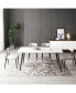 Фото #7 товара Porcelain Dining Table White 70"