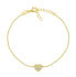 Фото #1 товара Romantic gilded bracelet with heart BR11AY