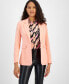 Фото #1 товара Women's Notched-Collar Single-Button Jacket, Created for Macy's
