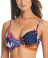 Фото #1 товара Women's Palm Prowl Crossover-Front Bikini Top, Created for Macy's