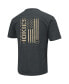 Men's Heathered Black Virginia Tech Hokies OHT Military-Inspired Appreciation Flag 2.0 T-shirt