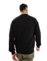 HUGO BLUE quarter zip sweat in black