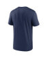 Men's Navy Detroit Tigers New Legend Wordmark T-shirt
