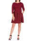 ფოტო #1 პროდუქტის Women's Plus Size Perfect Fit and Flare Dress