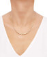 ფოტო #2 პროდუქტის Polished & Textured Bead Collar Necklace in 10k Gold, 18" + 1" extender