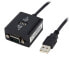 StarTech.com 6 ft Professional RS422/485 USB Serial Cable Adapter w/ COM Retention - DB9 M - USB-A FM - 1.8 m - Black