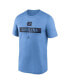 Фото #3 товара Jordan Men's Blue North Carolina Tar Heels 2024 Sideline Legend Performance T-Shirt