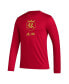 Фото #4 товара Men's Red Real Salt Lake Icon AEROREADY Long Sleeve T-shirt