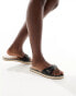 Фото #1 товара RAID Ruheen flat espadrille sandals in black