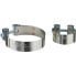 MOOSE HARD-PARTS Stainless Steel Muffler Clamp Серебристый, 39.6-43.2 mm - фото #2