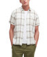 Men's Croft Short Sleeve Button-Front Tartan Pattern Shirt