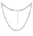 Silver necklace with genuine Aquamarine Bern INS1015NAQ
