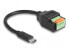 Фото #1 товара Delock 66066 - 0.15 m - USB C - USB 2.0 - Black